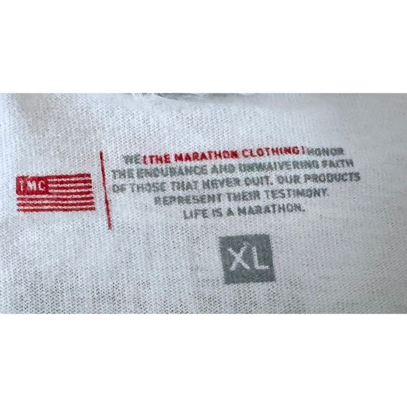 The Marathon Clothing Crenshaw T-Shirt Nipsey Hussle White Red Size XL - Picture 3 of 7